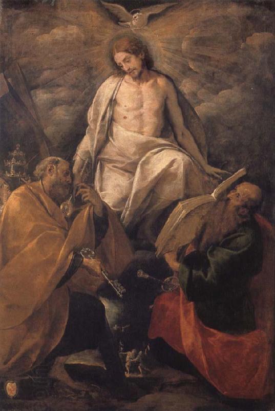 CRESPI, Giovanni Battista Christ appearing to Peter and Paul